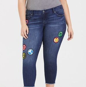 Torrid crop Marvel Jean's